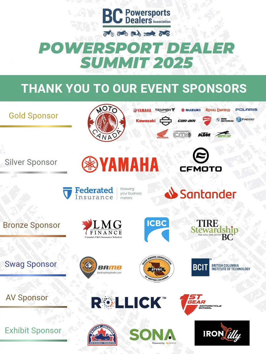 Dealer Summit 2025 Sponsors Thank you